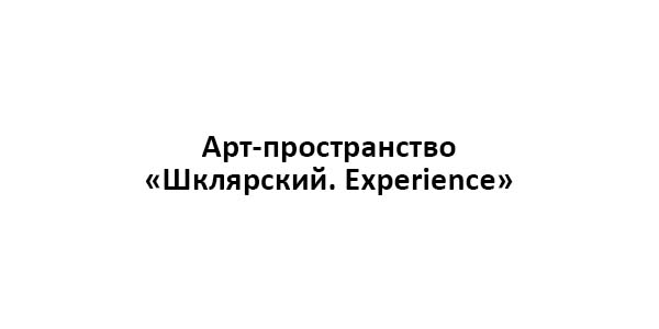 Арт-пространство «Шклярский. Experience»